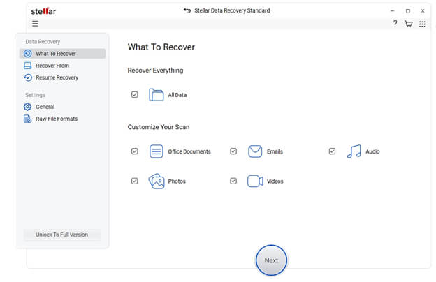Click Next to continue.